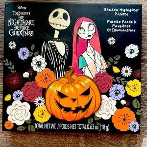The Nightmare Before Christmas shadow highlighter palette